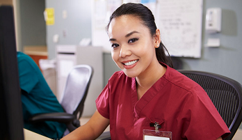female healthcare worker