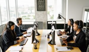 Group of people working