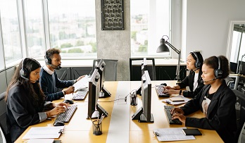 Group of people working